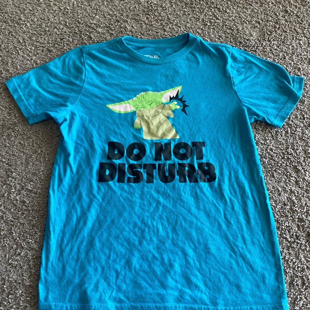 Star Wars Blue Short Sleeve Tee with Graphic Print